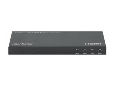 Manhattan 4K 30Hz 4-Port HDMI Multiviewer Switch - Switch - 4-Port, Ansicht 3