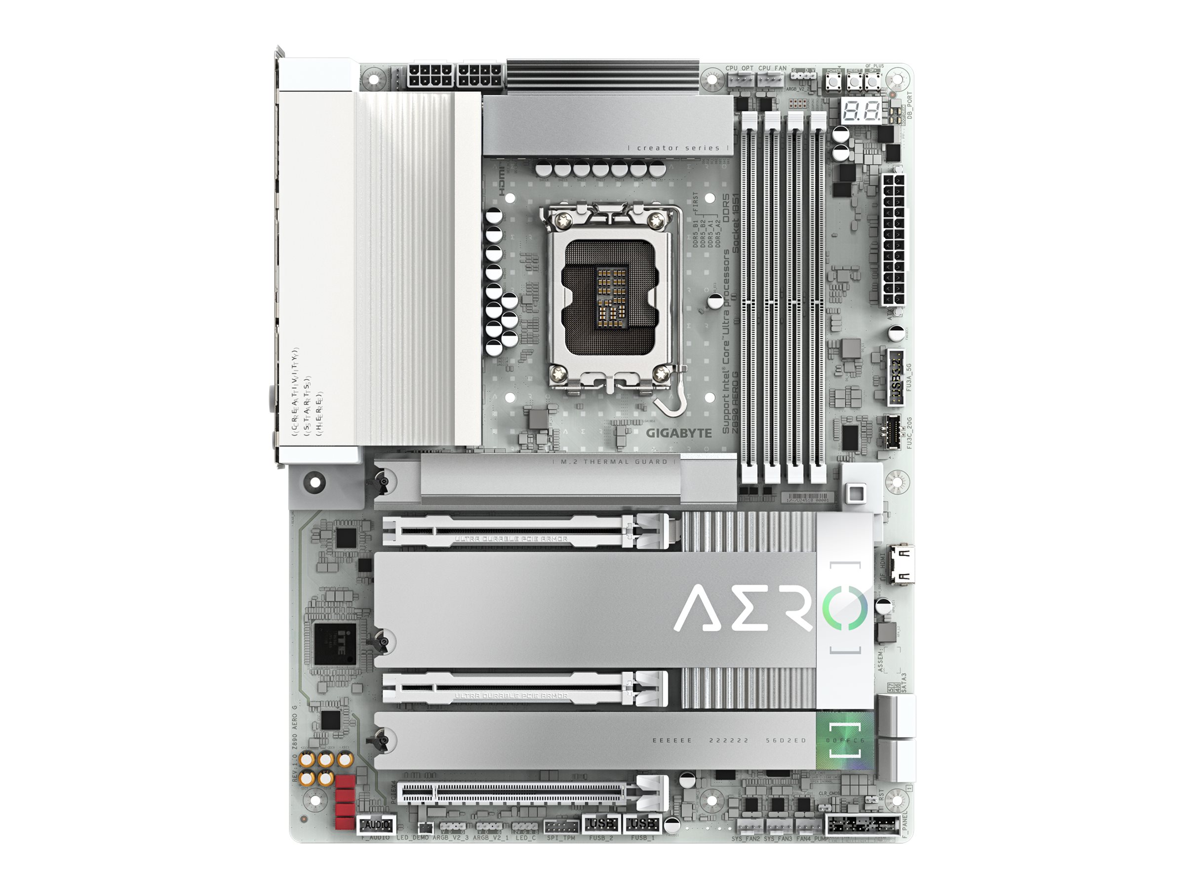 Gigabyte Z890 AERO G - Motherboard - ATX - LGA1851-Sockel - Z890 Chipsatz - USB4, USB 3.2 Gen 2, USB 3.2 Gen 1, USB-C 3.