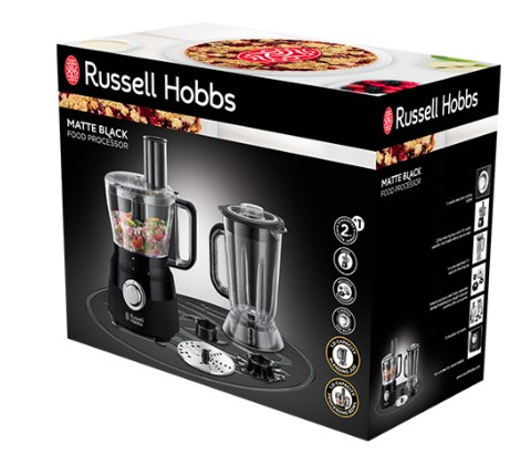 Russell Hobbs Küchenmaschine - 600 W - mattschwarz, Ansicht 2