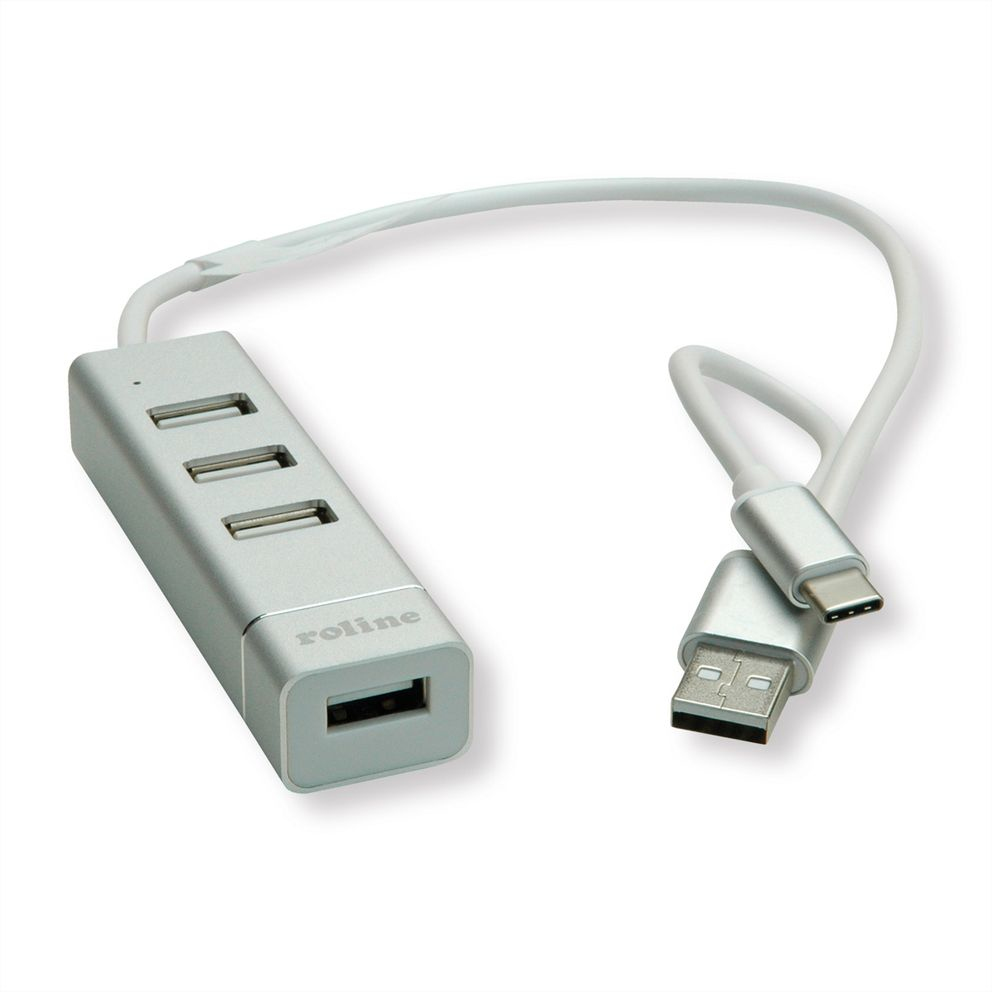 ROLINE USB 2.0 Notebook Hub - Hub - 4 x USB 2.0, Ansicht 2