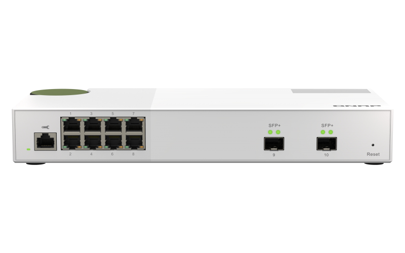 QNAP QSW-M2108-2S - Switch - managed - 2 x 10 Gigabit SFP+ + 8 x 2.5GBase-T, Ansicht 2