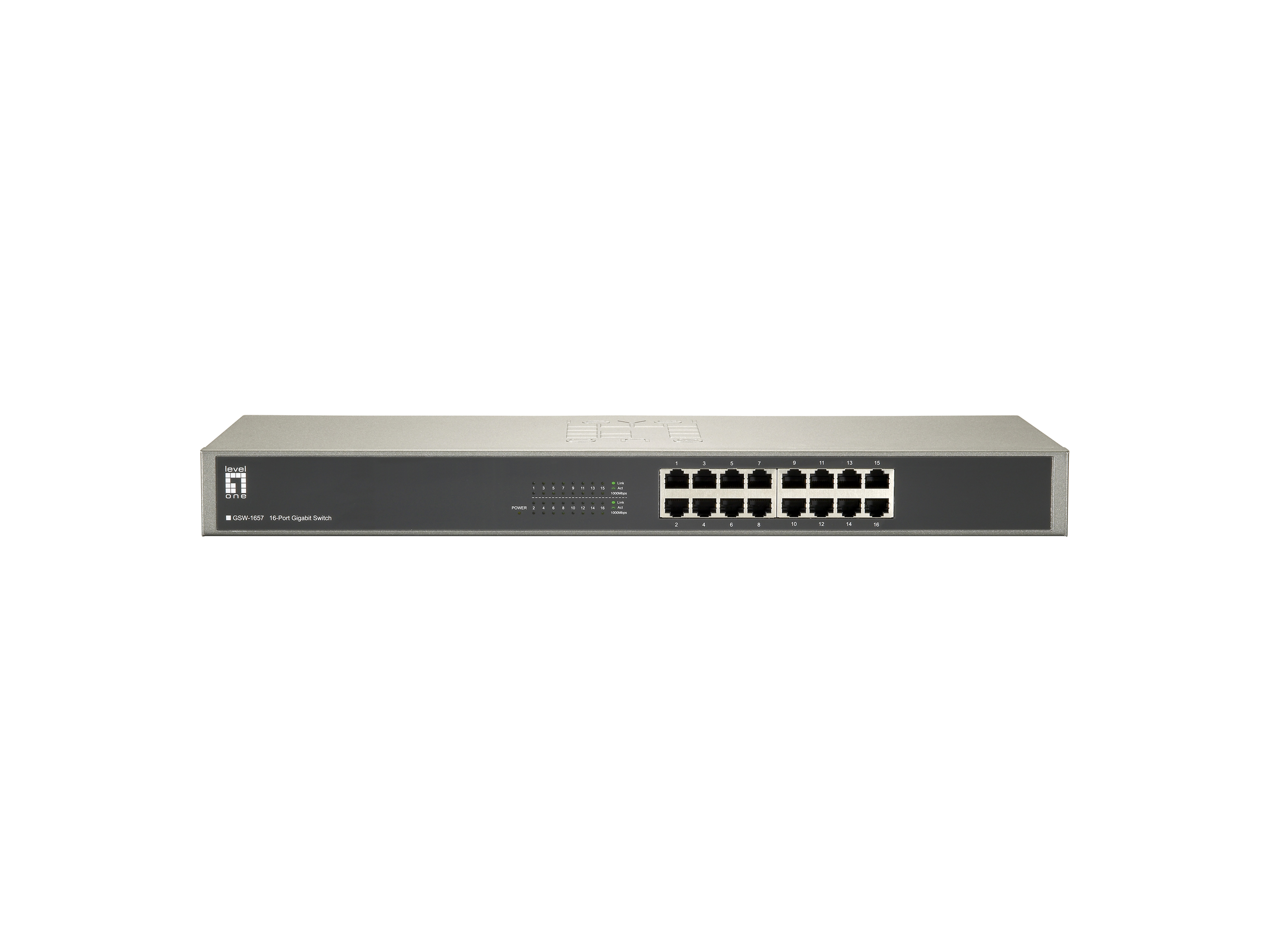 LevelOne GSW-1657 - Switch - 16 x 10/100/1000, Ansicht 2