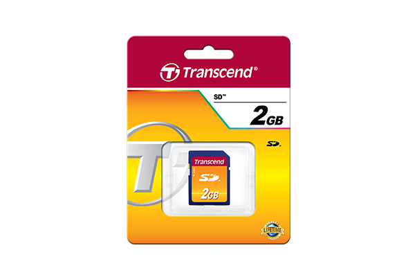 Transcend Flash-Speicherkarte - 2 GB - SD, Ansicht 3