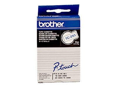 Brother Weiß Blau - Rolle (09 cm x 77 m) 1 Stck. Druckerband