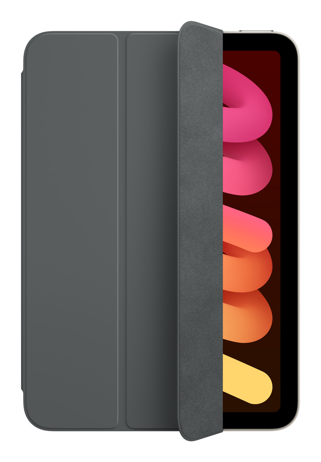 Apple Smart - Flip-Hülle für Tablet - Charcoal Grey - für iPad mini (6. Generation), Ansicht 2