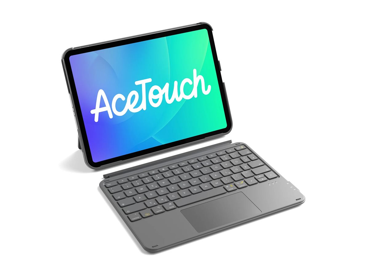 Inateck Keyboard iPad 11 gray 10th Generation Compatible - Tastatur - TL: Deutsch, QWERTZ, Ansicht 3