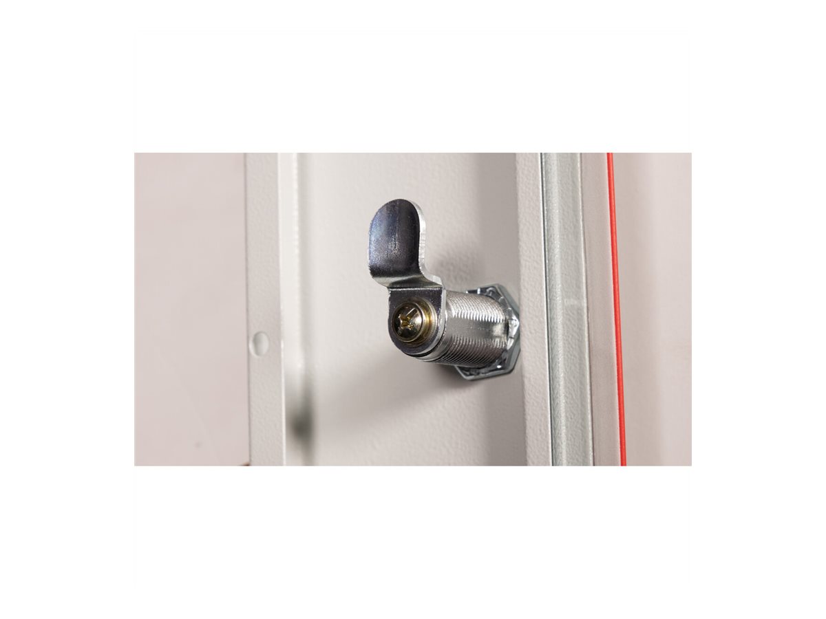 ROLINE Basic Plus - Gehäuse Netzwerkschrank - 600x450 BxT - geeignet für Wandmontage - RAL 7035, Hellgrau - 15U - 19, Ansicht 3