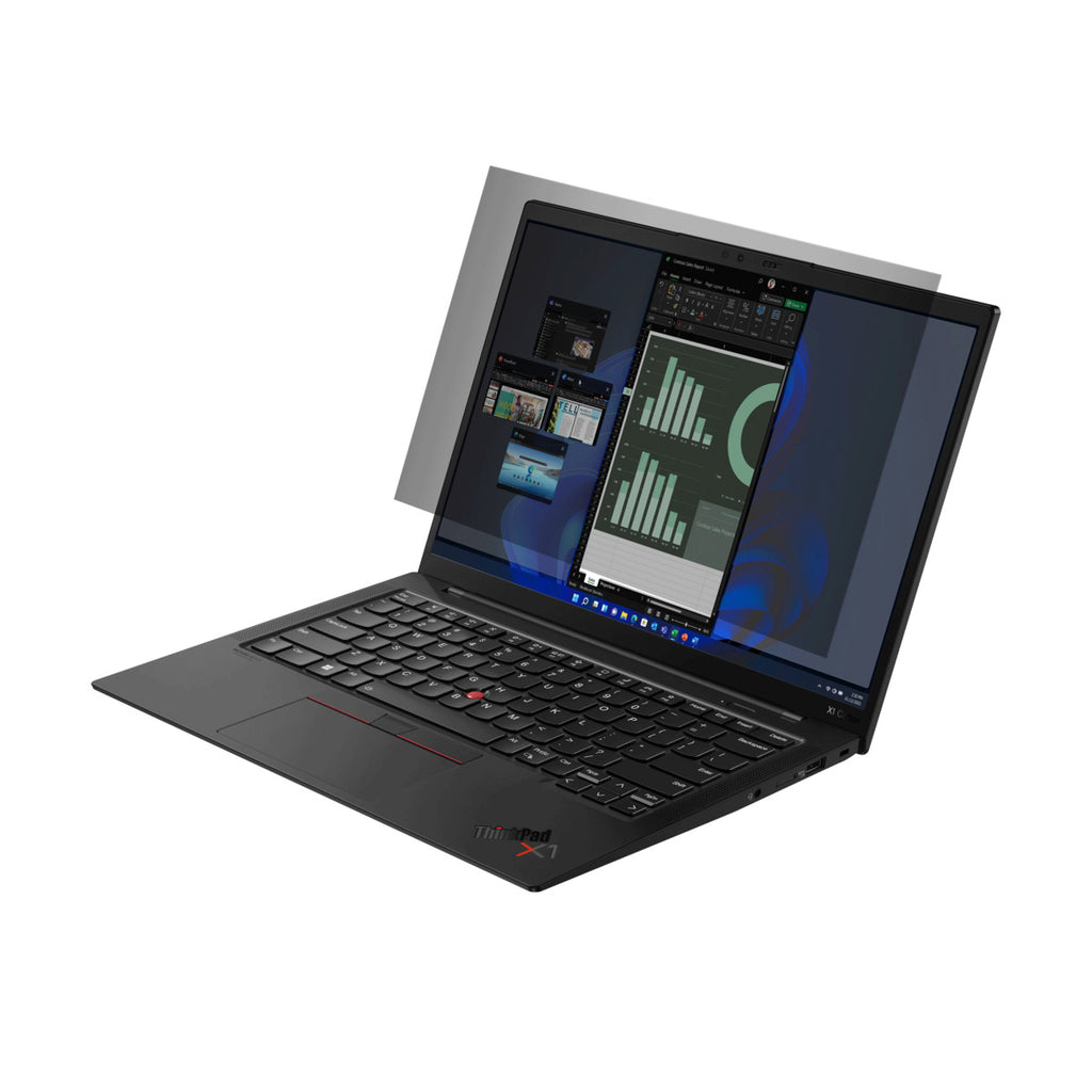 Targus 4Vu - Blickschutzfilter für Notebook - entfernbar - Klebestreifen, Schiebelaschen, Flexi-Scharniere - 14, Ansicht 2