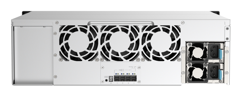 QNAP TL-R1620Sep-RP - Festplatten-Array - 16 Schächte (SATA-600 / SAS-3), Ansicht 2