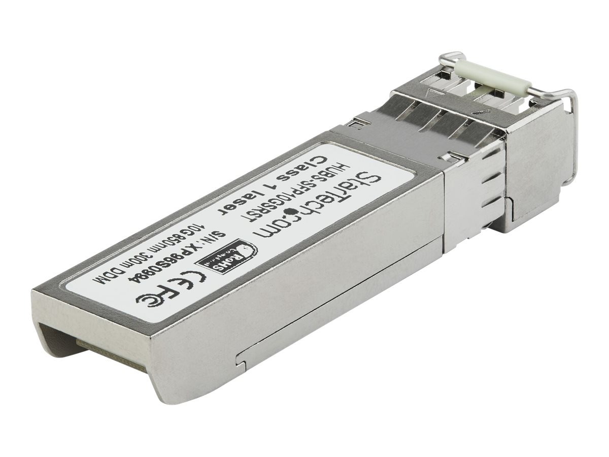 StarTech.com SFP10GLREMST Transceiver Modul (SFP+ Module, 10GBase-LR Dell EMC kompatibel, Glasfaser, 1310 nm,1310 nm, LC Single Mode mit DDM)