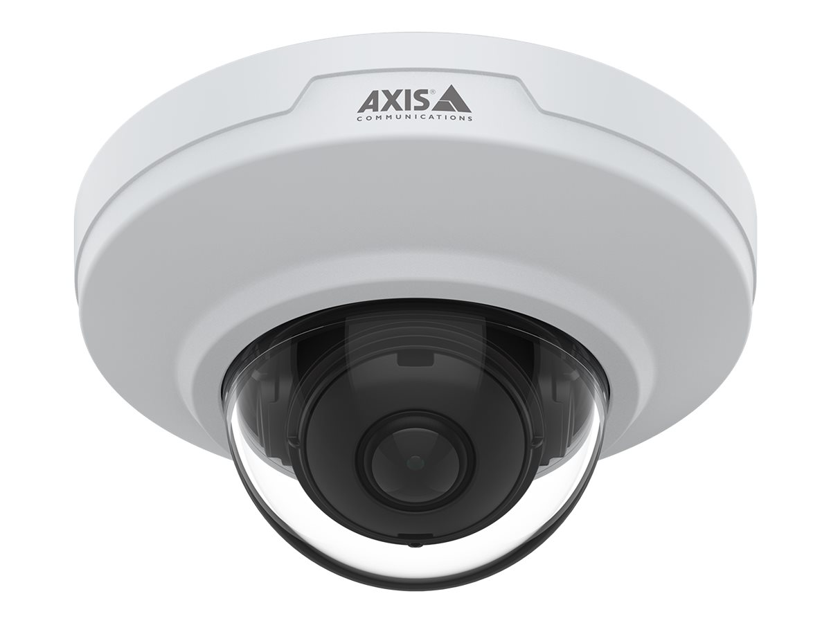 AXIS M3086-V - Netzwerk-Überwachungskamera - Kuppel - Vandalismusgeschützt / stoßresistent / Staubresistent / wasserresistent - Farbe (Tag&Nacht) - 4 MP - 2688 x 1512 - feste Irisblende - feste Brennweite - Audio - LAN 10/100 - MJPEG, H.264, AVC, ...