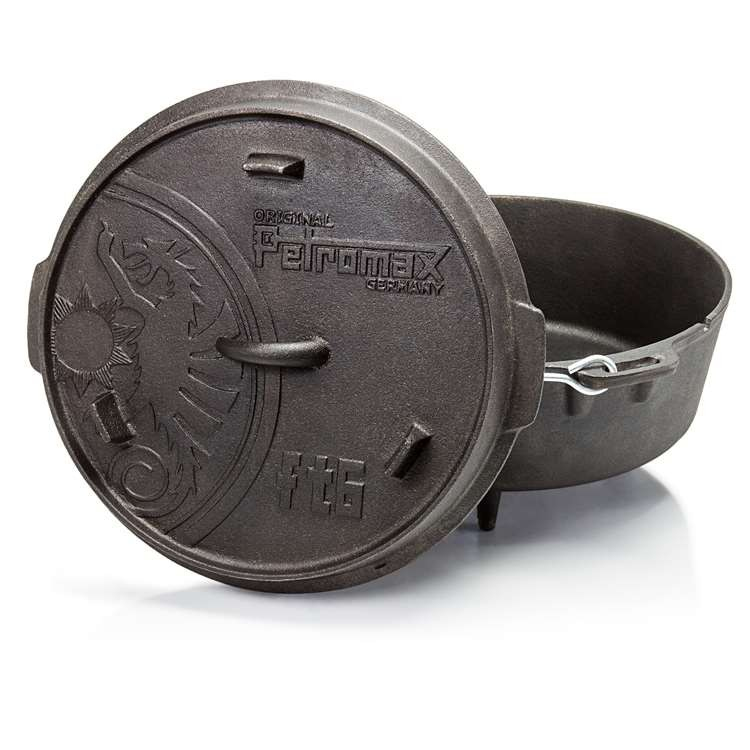 Petromax FT6 - 5,7 l - Rund - Eisenguss - Schwarz von LumaTech