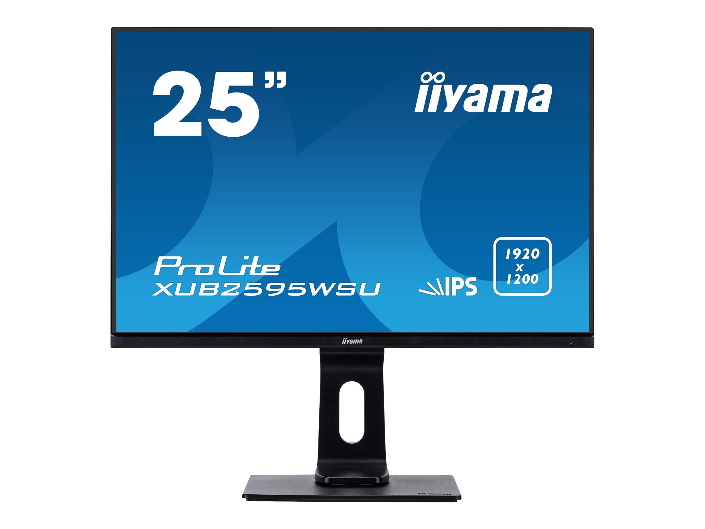 Monitor Prolite XUB2595WSU-B / 25" IPS Ultra Slim / 1920x1200 / DP, HDMI, VGA, 2xUSB Hub / 300cd/m2 / 4ms / Speakers / Matt Schwarz