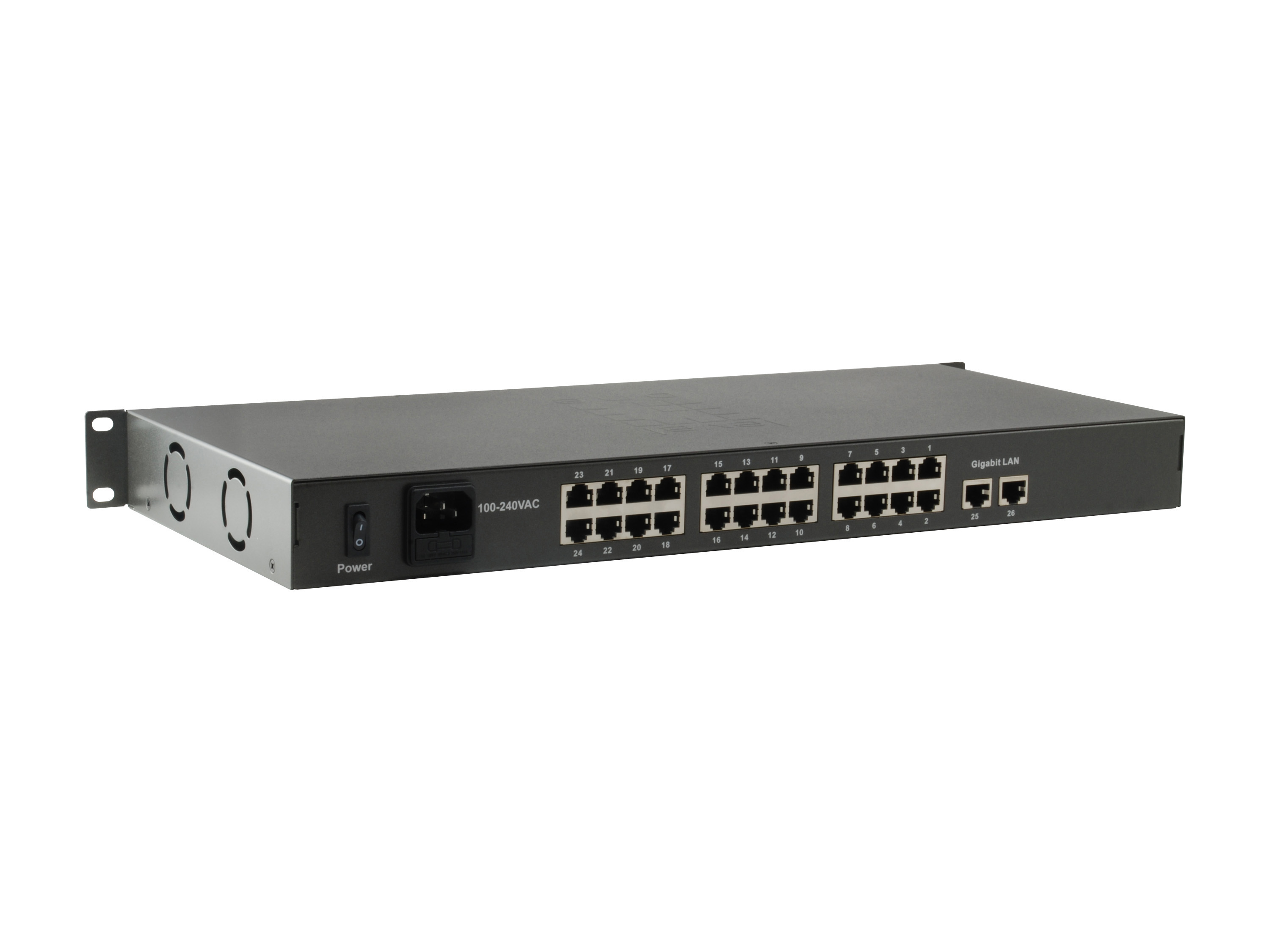 LevelOne FGP-2601W150 - Switch - 24 x 10/100 (PoE+), Ansicht 2