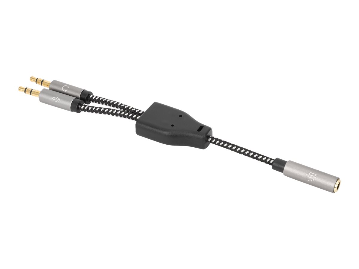 Manhattan Headset Adapter Cable with Stereo Audio