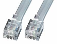 Lindy Telefonkabel - RJ-12 (M) zu RJ-12 (M) - 3 m, Ansicht 2
