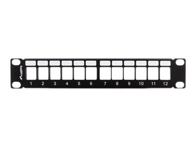 Lanberg Patchpanel Blank 1U Keystone Organizer schw. - Patch-Panel, Ansicht 3