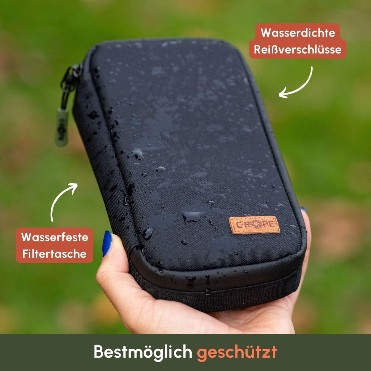 C-ROPE Filtertasche für Kamerafilter in Schwarz retail, Ansicht 4