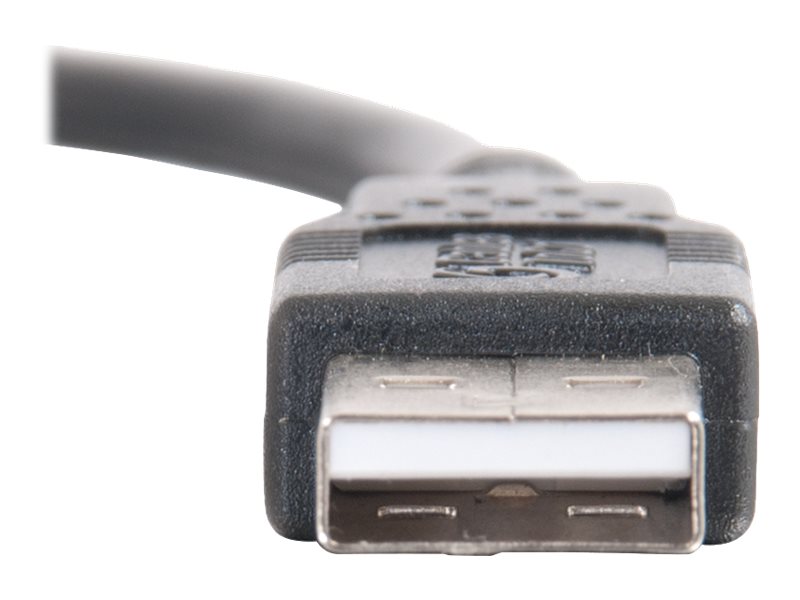 C2G 3.3ft USB Cable - USB A to USB A Cable - USB 2.0 - Black - MM - USB-Kabel - USB (M)