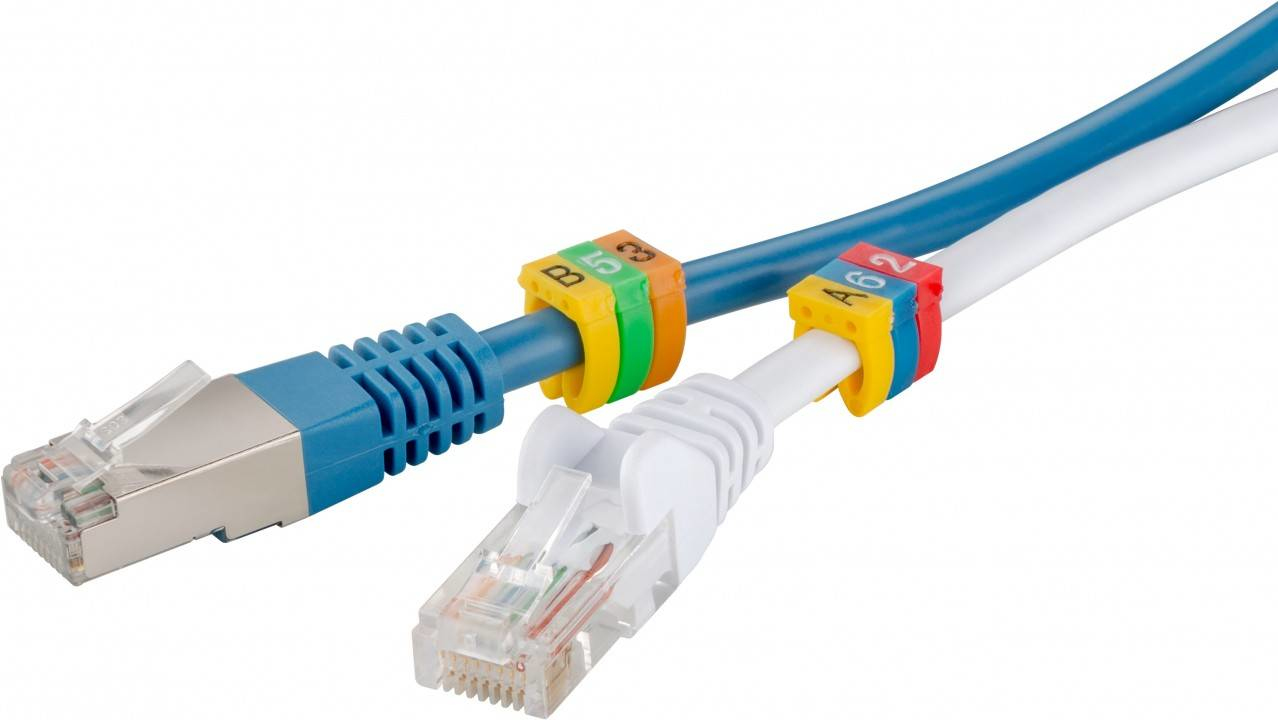 Goobay 72515 - Mehrfarbig - PVC - 100 Stück(e) - Schwarz/Weiß - 5,6 - 7,4 mm, Ansicht 2