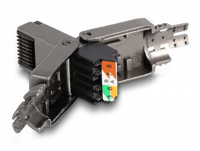 Delock Netzwerkanschluss - RJ-45 (M) - STP, Ansicht 3