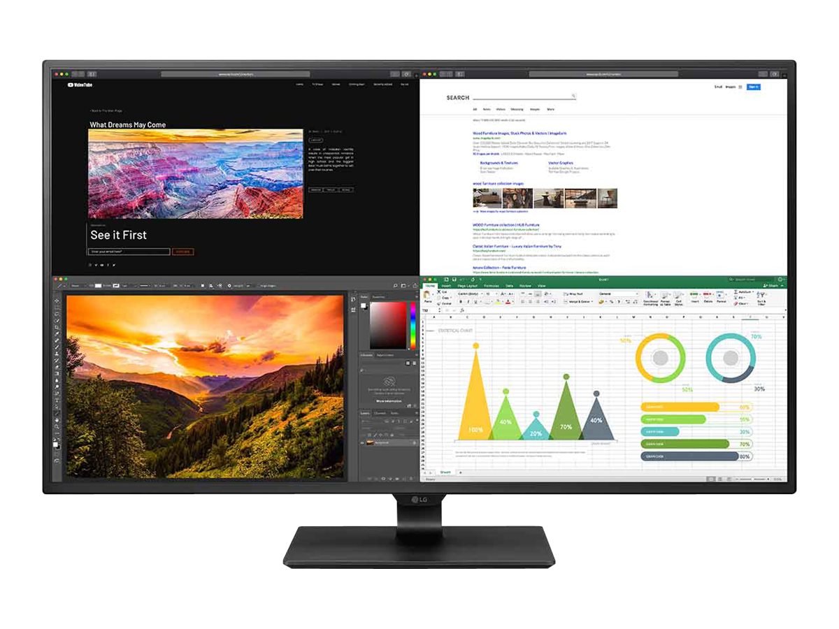 LG 43BN70U-B - LED-Monitor - 109.2 cm (43") (42.51" sichtbar)