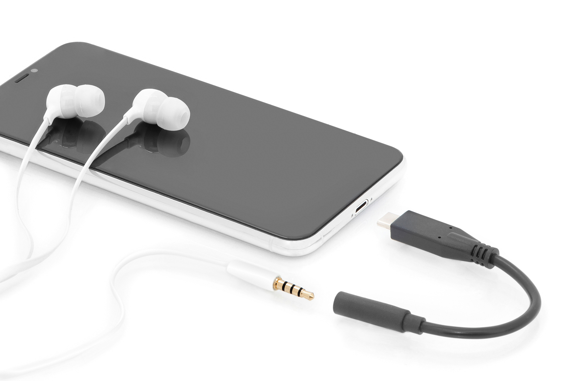 DIGITUS USB Type-C Audio Adapter / Konverter, Type-C/St auf 3.5mm Klinke/Bu, Ansicht 2