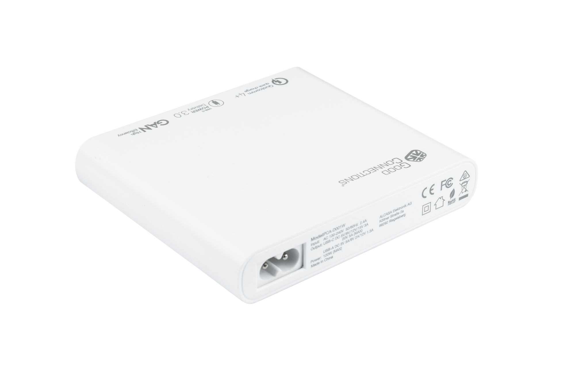 Good Connections PCA-D001W - Indoor - AC - 20 V - 1,5 m - Weiß, Ansicht 2
