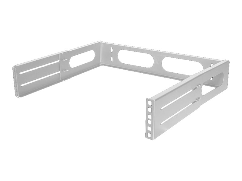 LogiLink Rack Bracket - geeignet für Wandmontage - Hellgrau, RAL 7035 - 2U - 48.3 cm (19")