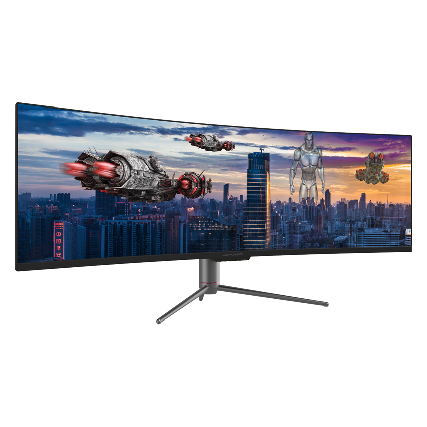 LC-Power QLED-Monitor - gebogen - 124.46 cm (49), Ansicht 2