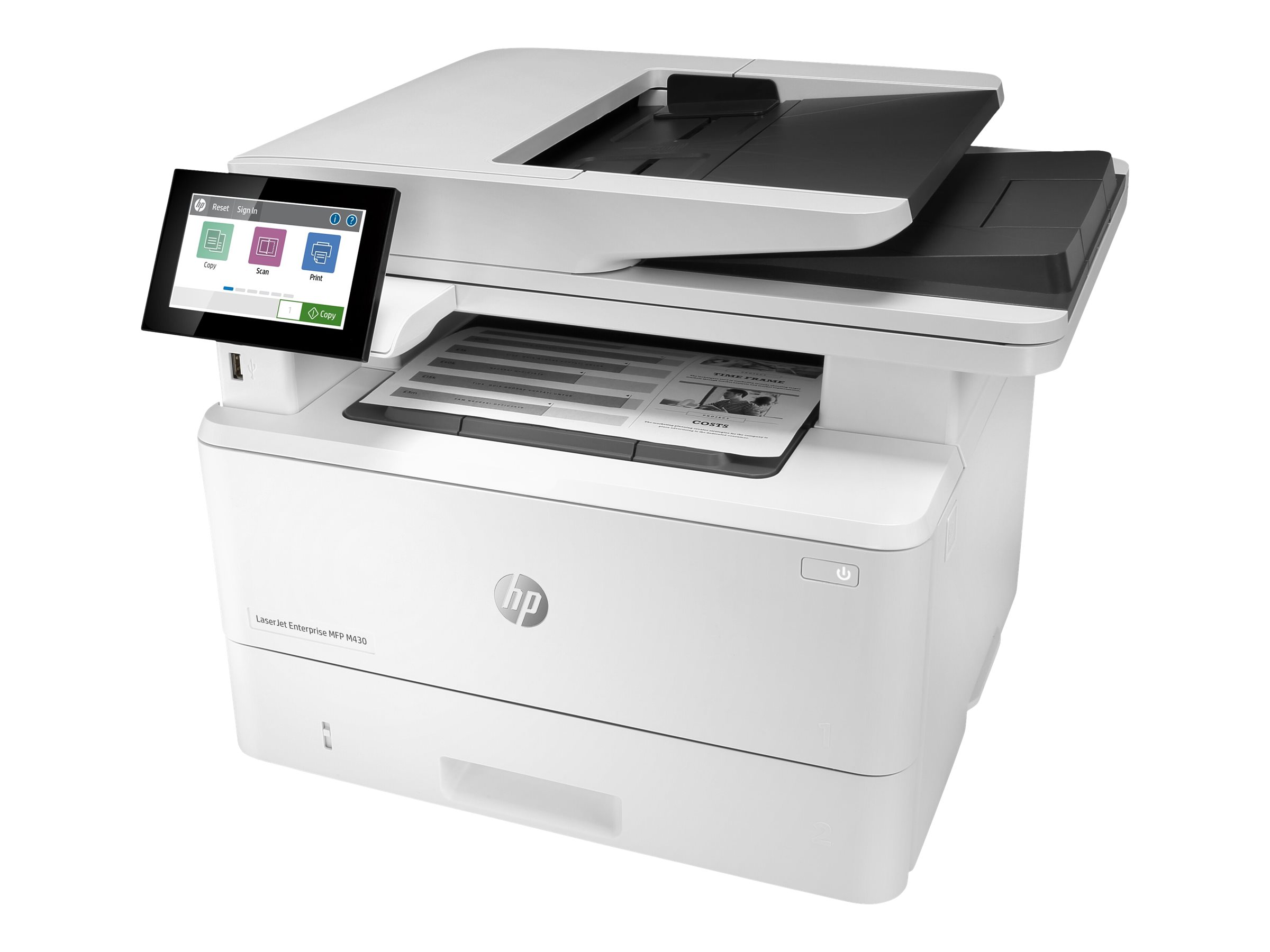 HP LaserJet Enterprise MFP M430f - Multifunktionsdrucker - s/w - Laser - 216 x 297 mm (Original) - A4 (Medien)
