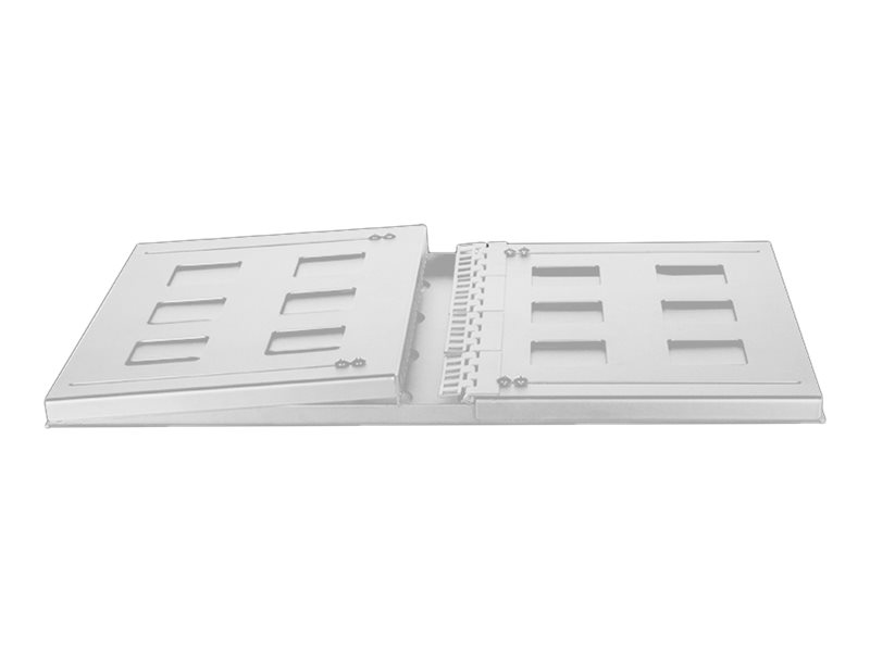 LogiLink Rack Bracket - geeignet für Wandmontage - Hellgrau, RAL 7035 - 8U - 48.3 cm (19")