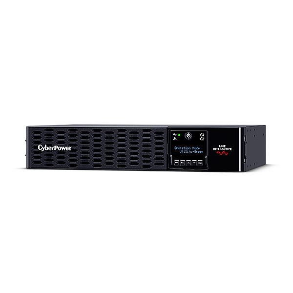 CyberPower Systems USV PR Tower/19-PRIII-Serie 750VA/750W 2HE Line-Interactive reiner Sinus LCD - Line-Interactive USV, Ansicht 2