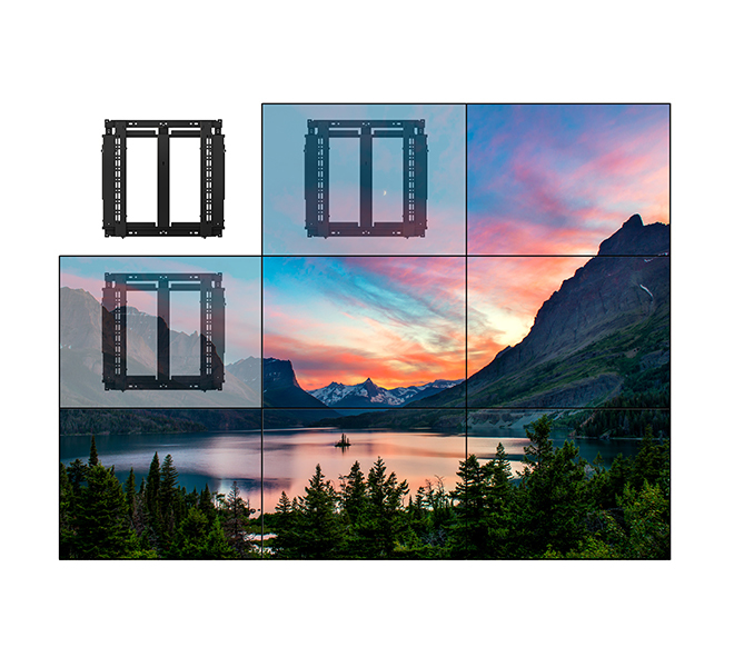 B-TECH BT8312 - 50 kg - 106,7 cm (42) - 177,8 cm (70) - 200 x 100 mm - 400 x 400 mm, Ansicht 2