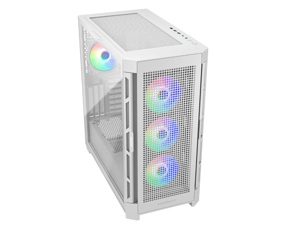 Cougar Gehäuse Midi-Tower Duoface Pro ARGB Weiß - Midi/Minitower - ATX, Ansicht 4