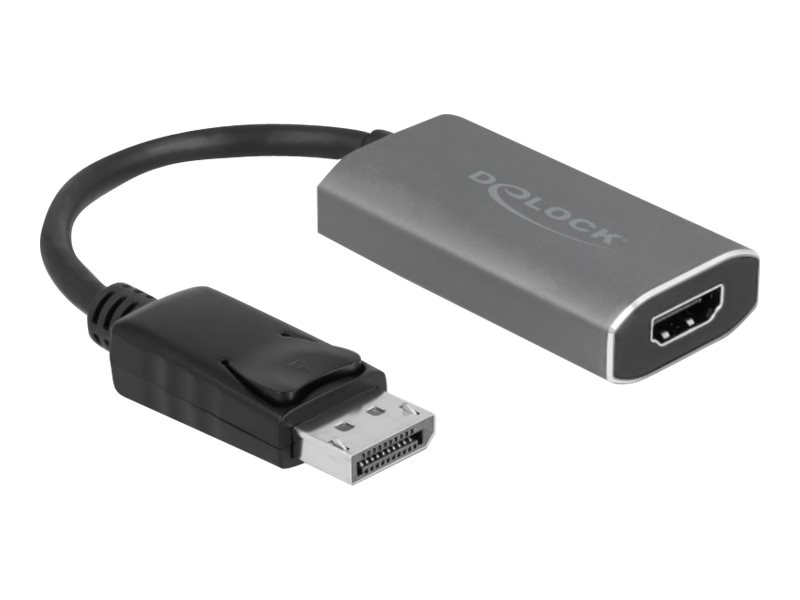 Delock Videoadapter - DisplayPort männlich Verriegelung zu HDMI USB-C (nur Spannung)