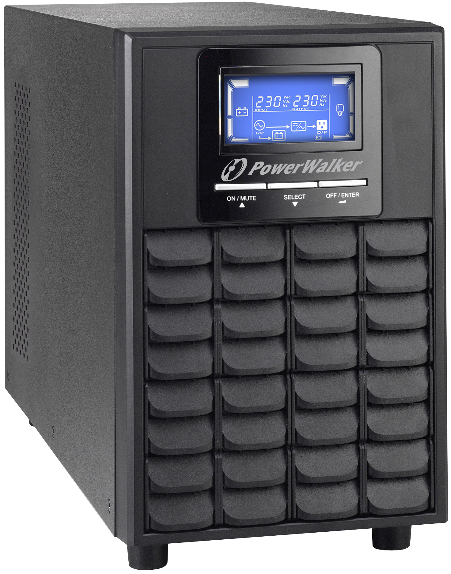 BlueWalker PowerWalker VFI 2000C LCD - USV - 1600 Watt - 2000 VA 9 Ah, Ansicht 4