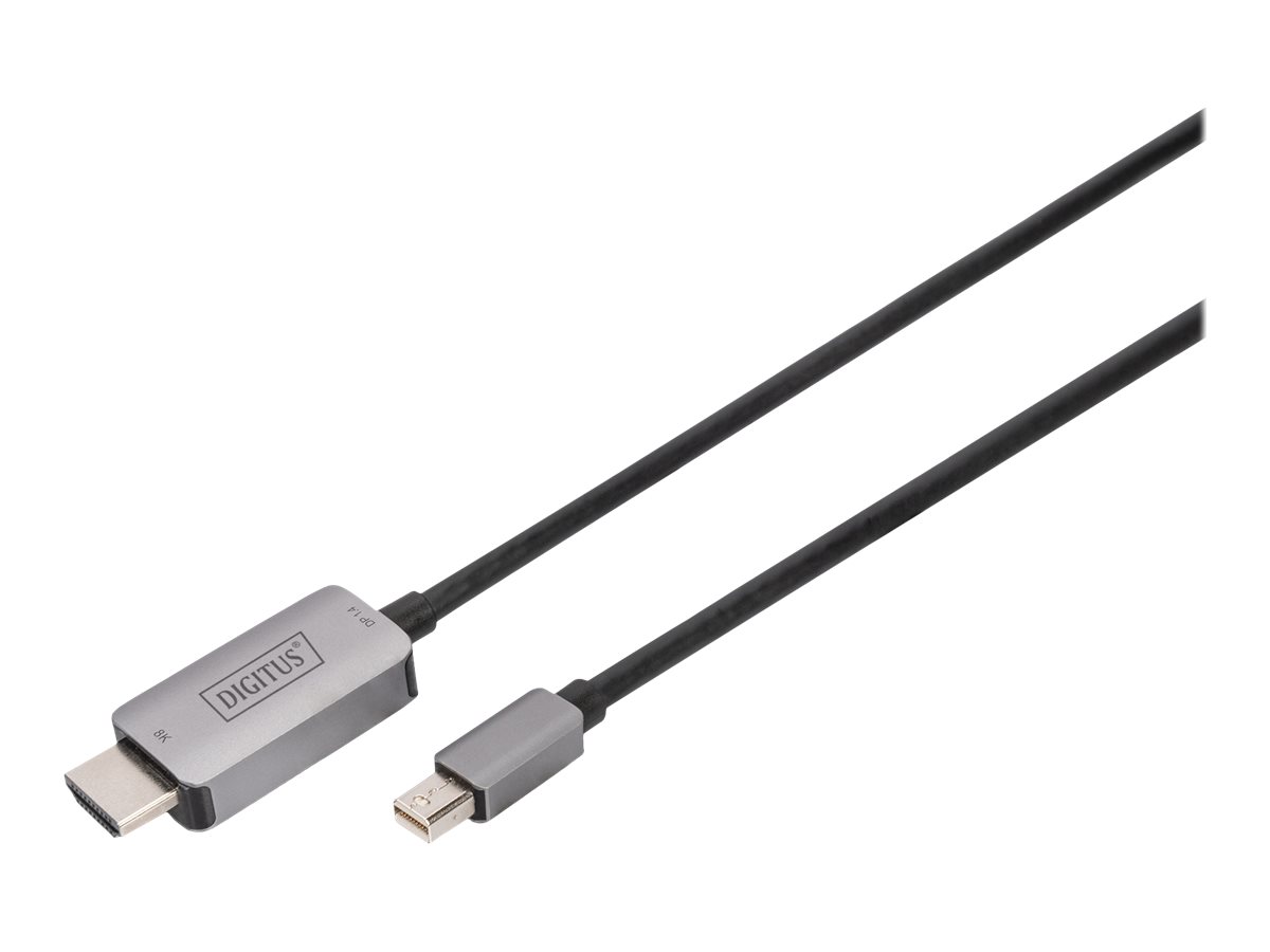 DIGITUS 8K Mini DisplayPort Adapterkabel, mini-DP - HDMI Typ A