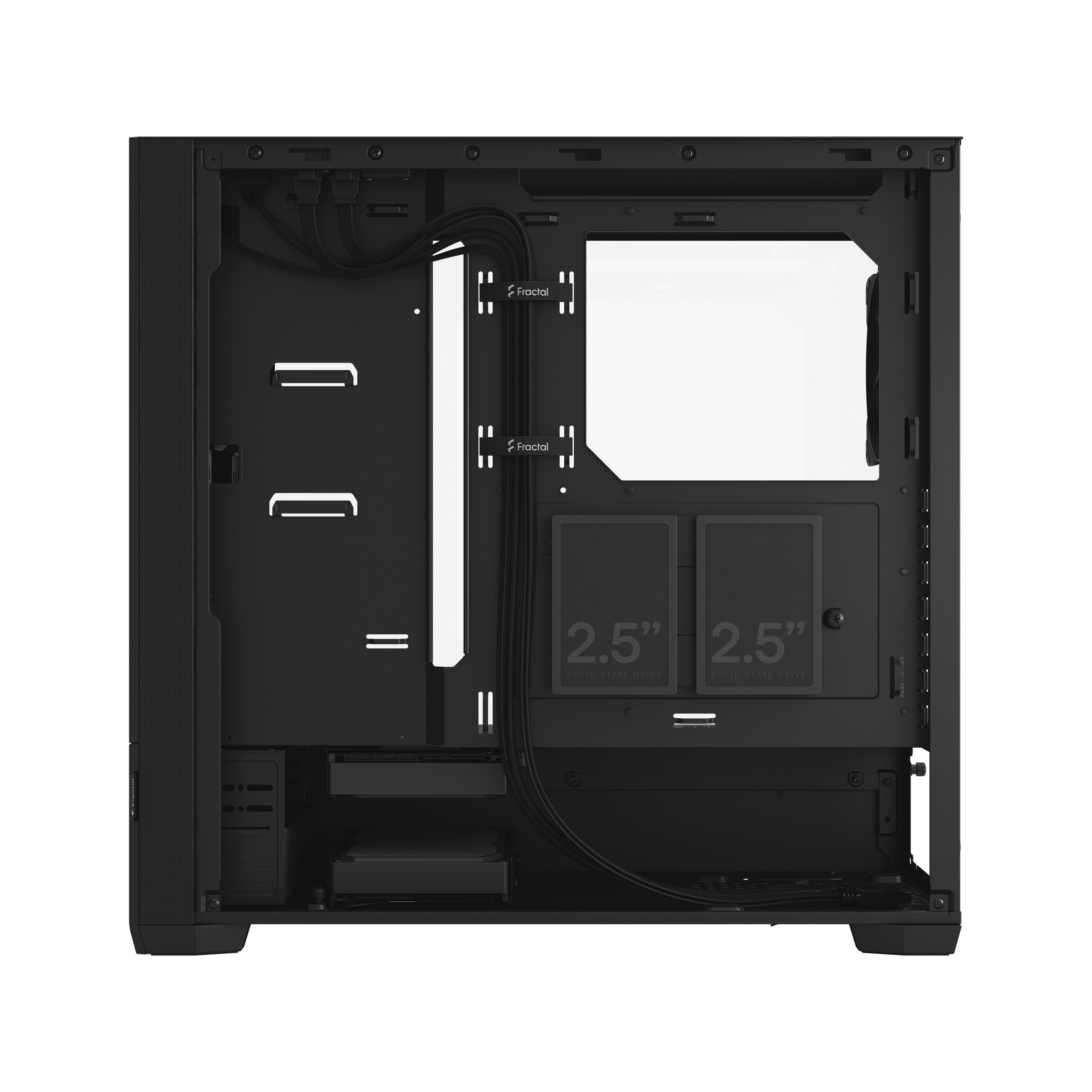 Fractal Design Pop Silent - Tower - ATX - Seitenteil mit Fenster (gehärtetes Glas), Ansicht 4