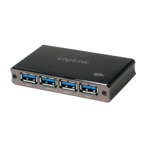 LogiLink USB 3.0 Hub 4-Port, Aluminum - Hub - 4 x SuperSpeed USB 3.0, Ansicht 4