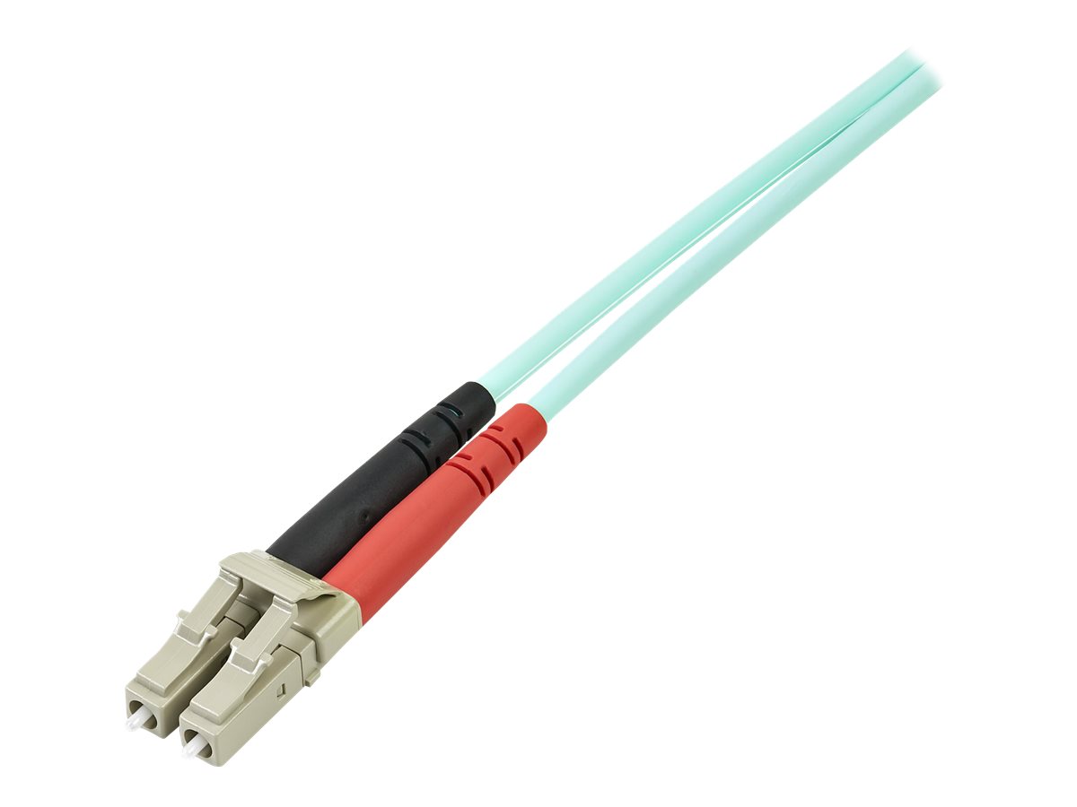 StarTech.com 3 m OM3 LWL Patchkabel, Multimode-Glasfaserkabel, LC auf LC - Patch-Kabel - LC Multi-Mode (M)
