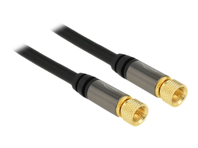 Delock HF-Kabel - F-Stecker männlich zu F-Stecker männlich