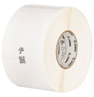 Zebra PolyO 3100T - Polyolefin - halbglänzend - permanenter Klebstoff - Satin White - 102 x 152 mm 3800 Etikett(en) (4 Rolle(n)