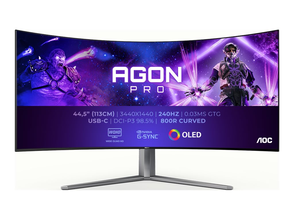 AOC AGON PRO AG456UCZD - OLED-Monitor - Gaming - gebogen - 114.3 cm (45")