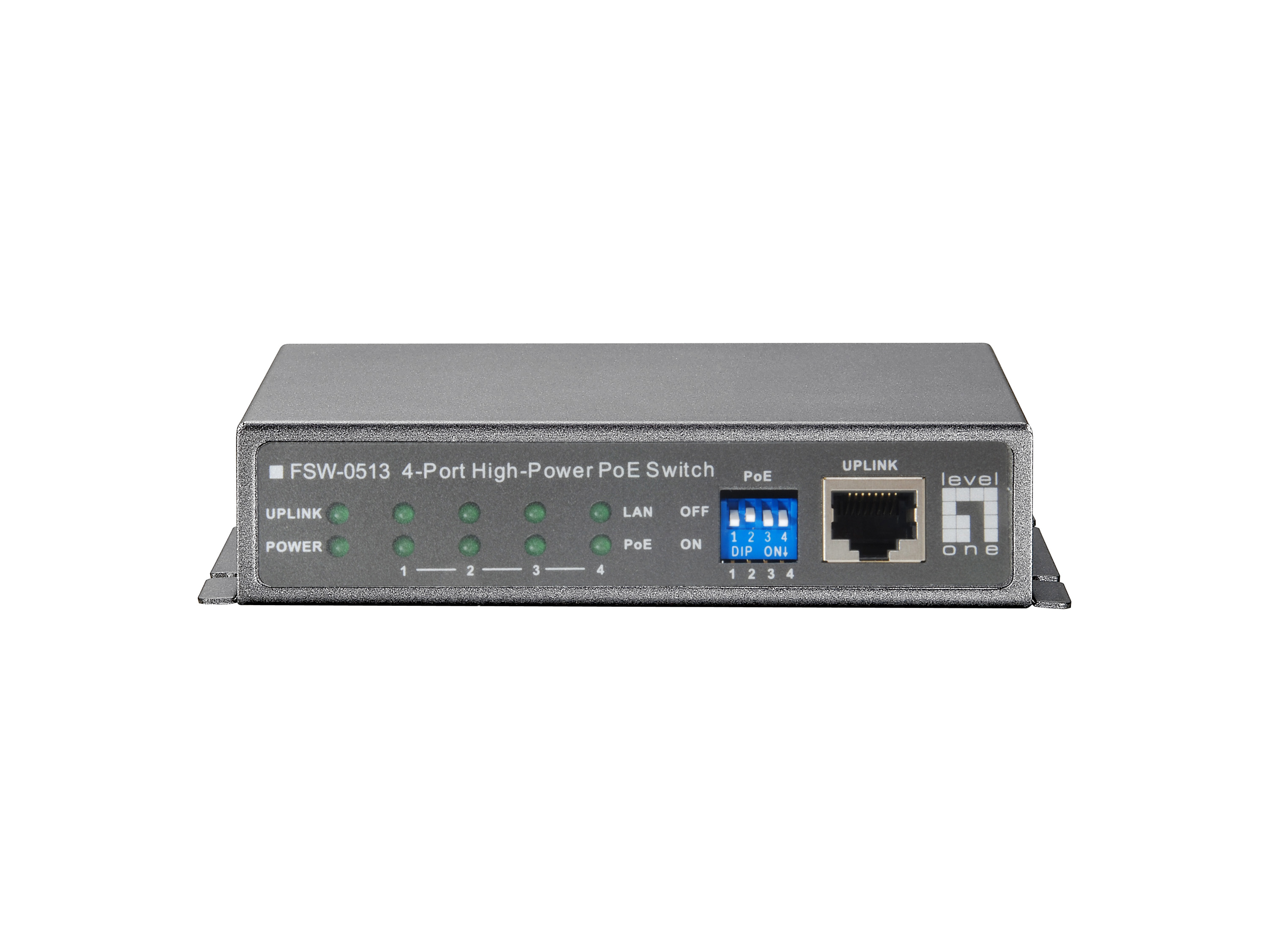 LevelOne FSW-0513 - Switch - 4 x 10/100 (PoE), Ansicht 4