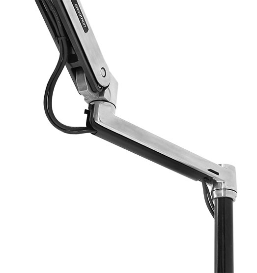 Ergotron WorkFit-LX Sit-Stand Desk Mount System - Befestigungskit (Tablett, Spannbefestigung für Tisch, Ansicht 4