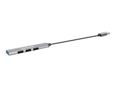 Manhattan Combo Hub - Hub - 4-port - 3 x USB 2.0 + 1 x USB 3.2 Gen 1, Ansicht 3