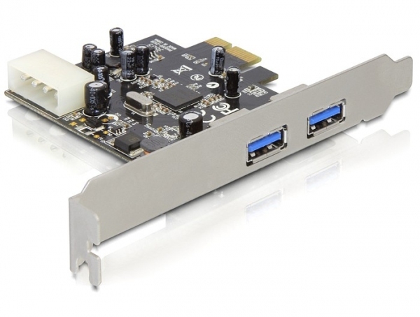 DeLock PCI Express card > 2x USB 3.0 USB-adapter PCI Express x1 5Gbps