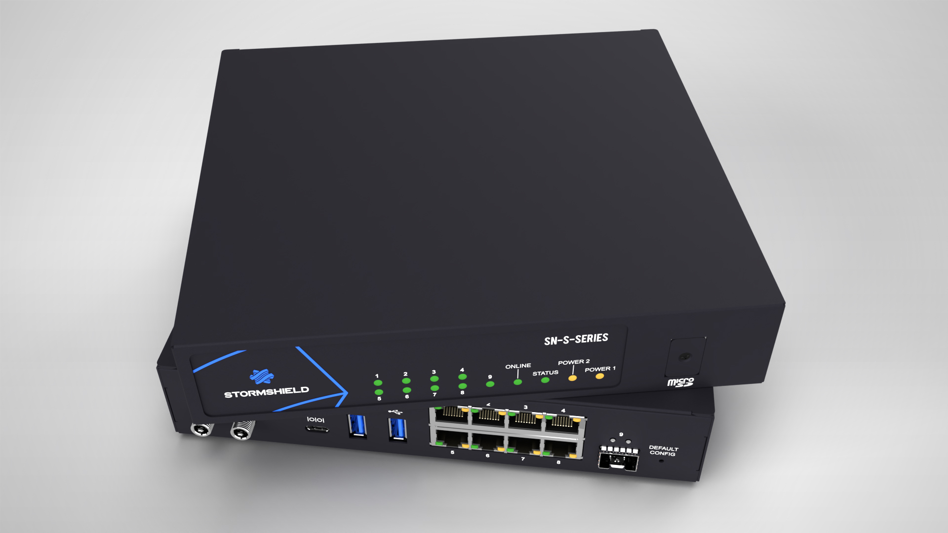 Stormshield Appliance SN-S-Series 8x2.5 GbE interfaces+ 1 SFP cage+ activation key, Ansicht 3