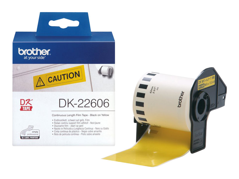 Brother DK-22606 - Gelb - Rolle (6,2 cm x 15,2